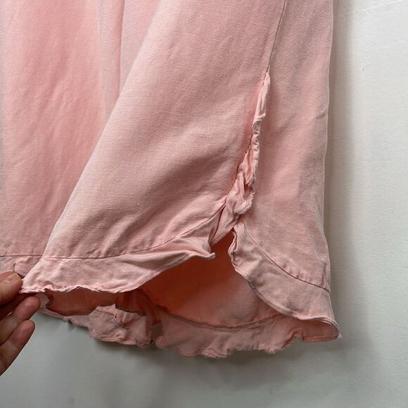 Lane Bryant Linen Ruffle-Hem Crop Pants size 18/20 - Picture 3 of 13